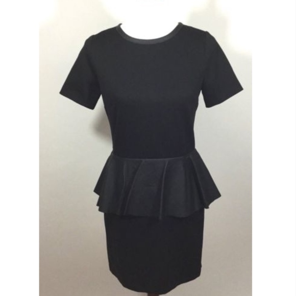 MICHAEL Michael Kors Dresses & Skirts - MICHAEL Michael Kors Peplum Dress Faux Leather